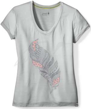 Футболка Smartwool Woman’s Merino 150 Feather Tee ц:серый