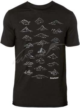 Футболка Smartwool Merino Sport 150 Prominent Peaks Tee ц:black