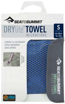 Полотенце Sea To Summit DryLite Towel S 40x80cm ц:cobalt blue
