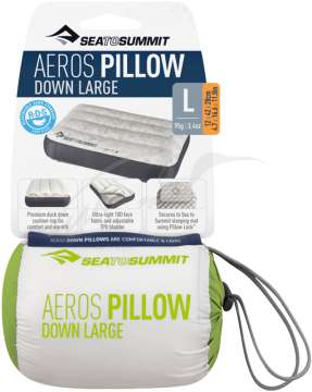Подушка Sea To Summit Aeros Down Pillow L ц:lime