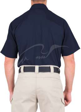 Тенниска поло First Tactical Men’s V2 Pro Performance Short Sleeve Shirt. Midnight/navy