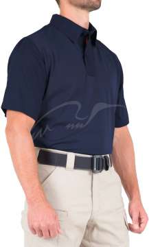 Тенниска поло First Tactical Men’s V2 Pro Performance Short Sleeve Shirt. Midnight/navy