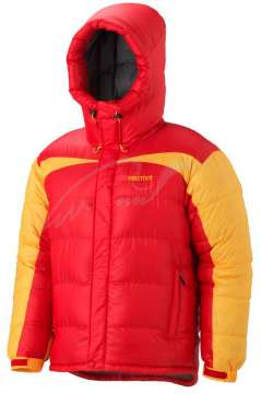 Куртка MARMOT Greenland baffled Jacket ц:team red-golden yellow