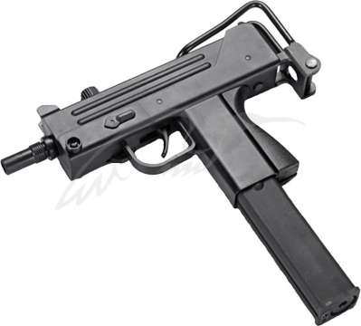 Пистолет пневматический KWC Mac 11 кал. 4.5 мм BB. Корпус - пластик