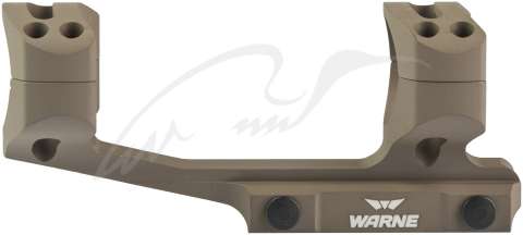 Кріплення-моноблок Warne X-Skeleton Mount. d - 30 мм. Ultra High. Weaver/Picatinny. FDE