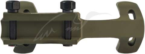 Кріплення-моноблок Warne X-Skeleton Mount. d - 30 мм. Ultra High. Weaver/Picatinny. Green