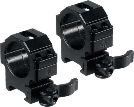 Быстросъемные кольца Leapers UTG Max Strength. d - 30 мм. Low. Weaver/Picatinny