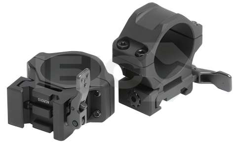 Быстросъемные кольца Leapers UTG Accu-Sync QR. d - 30 мм. Low. Picatinny