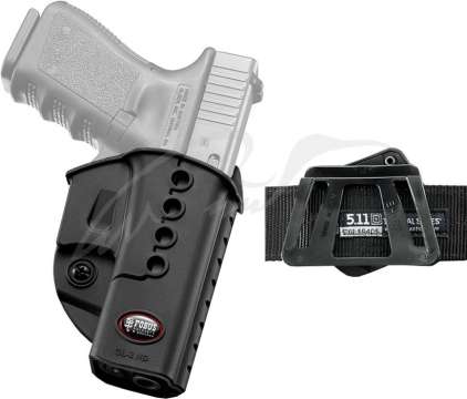 Кобура Fobus для Glock 17/19 поворотная с креплением на ремень