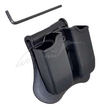 Подсумок Cytac для двух двурядных магазинов Glock 17/19/22/23/26/31/33/34/37/38