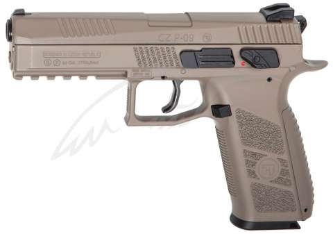 Пистолет пневматический ASG CZ P-09 FDE Blowback Pellet кал. 4.5 мм
