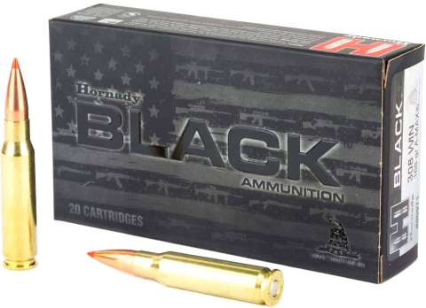 Патрон Hornady Black кал .308 Win пуля A-Max масса 168 гр (10.9 г)