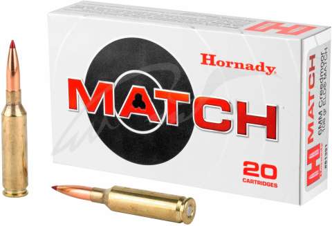 Патрон Hornady Match кал. 6 mm Creedmoor пуля ELD Match масса 108 гр (7 г)