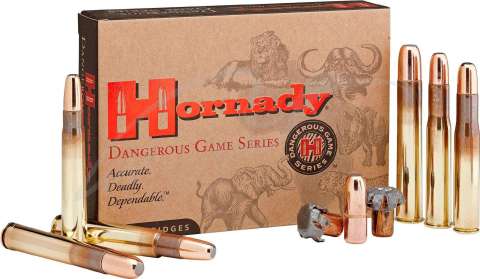 Патрон Hornady кал .458 LOTT пуля DGX масса 500 гран (32.4 г)