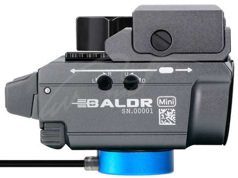 Фонарь с ЛЦУ Olight Baldr Mini Grey. Зеленый ЛЦУ