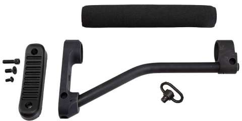 Приклад DoubleStar ARFX Skeleton BLACK на трубу AR-15