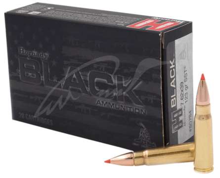 Патрон Hornady BLK кал. 7.62х39 пуля SST масса 123 гр (8 г). 20 штук