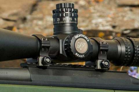 Прицел Nightforce B.E.A.S.T. 5-25x56 F1 ZeroS 0,250 МОА сетка MOAR с подсветкой