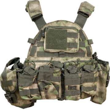 Жилет тактический Skif Tac с подсумками ц:a-tacs fg