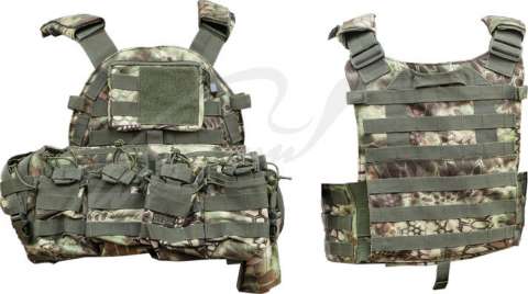 Жилет тактический Skif Tac с подсумками ц:kryptek green