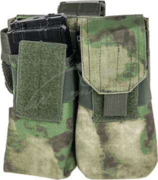 Підсумок Skif Tac для 4х магазинів АК (мисл. верс.) з кріпленням на стегно. Колір - a-tacs fg
