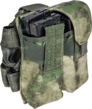 Підсумок Skif Tac для 4х магазинів АК (мисл. верс.) з кріпленням на стегно. Колір - a-tacs fg