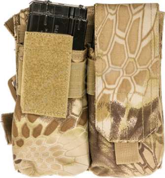 Подсумок Skif Tac для 4х магазинов АК (охот. верс.) с креплением на бедро. Цвет - kryptek khaki