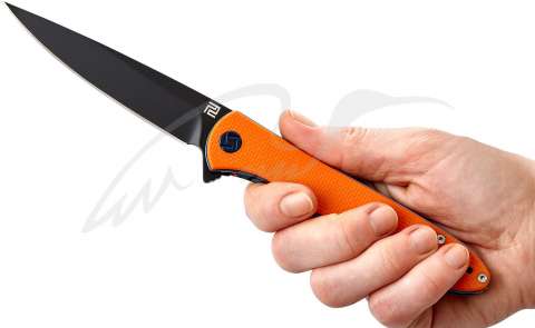 Нож Artisan Shark Black Blade Orange