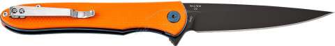 Нож Artisan Shark Black Blade Orange