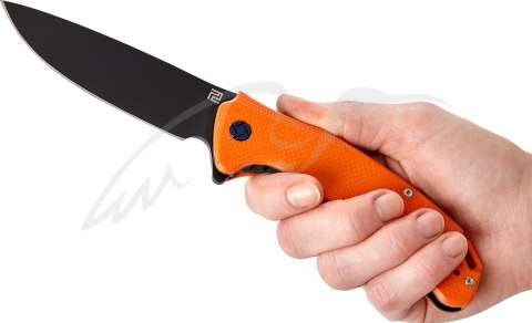 Нож Artisan Tradition Black Blade Orange