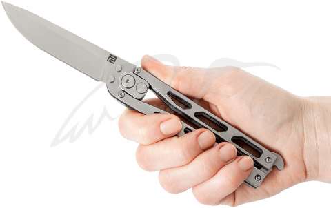 Нож Artisan Kinetic Balisong Small Silver