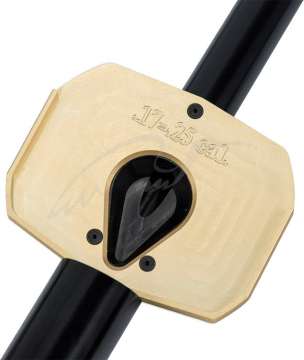 Направляющая для чистки Bore Tech Rimfire Patch Guide для CZ 452/453/455 с воронкой для патчей кал .22 LR. Цвет - золотой
