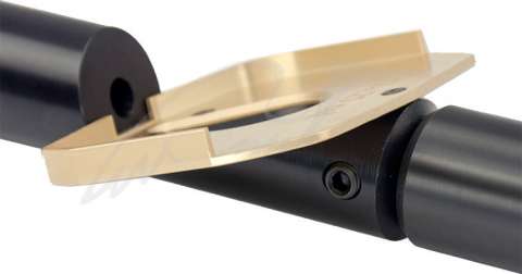 Направляющая для чистки Bore Tech Rimfire Patch Guide для CZ 452/453/455 с воронкой для патчей кал .22 LR. Цвет - золотой