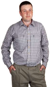 Рубашка Orbis Textil ц:оливковый