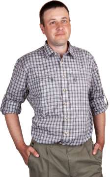 Рубашка Orbis Textil ц:оливковый