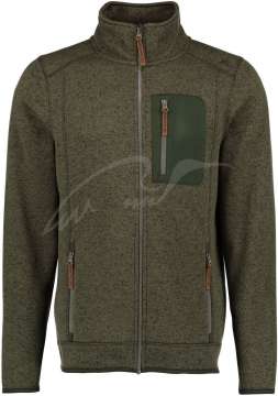 Кофта Orbis Textil Herrenjacke Strick-Fleece. Олива