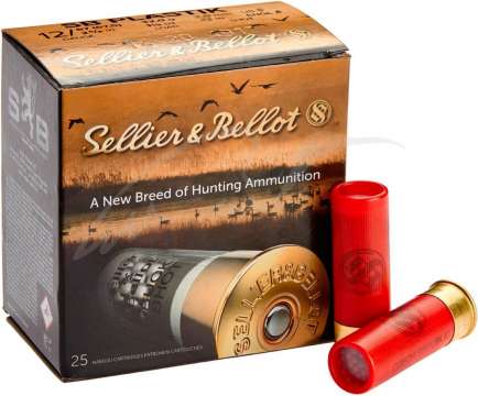 Патрон Sellier & Bellot PLASTIK кал. 12/67,5 дробь №3 (3,50 мм) навеска 32 г Felt