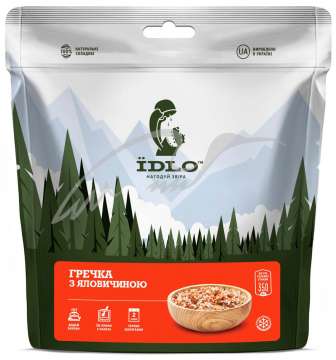 Каша ЇDLO гречневая с говядиной 100 г