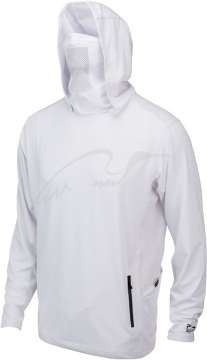 Реглан Pelagic Exo-Tech Hooded Fishing Shirt ц:white