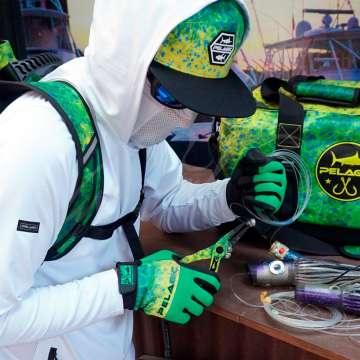 Реглан Pelagic Exo-Tech Hooded Fishing Shirt ц:white