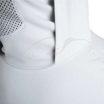 Реглан Pelagic Exo-Tech Hooded Fishing Shirt ц:white