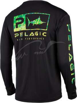 Реглан Pelagic Aquatek Icon Long Sleeve Performance Shirt ц:black