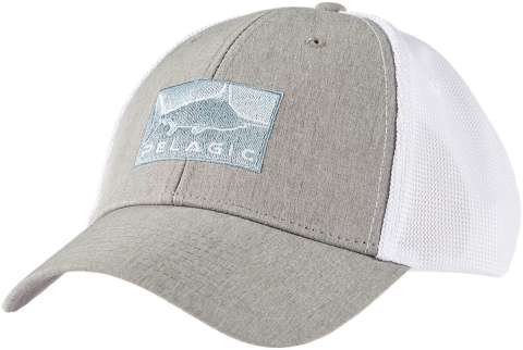 Кепка Pelagic Deep Sea Offshore Fishing Hat. Light grey
