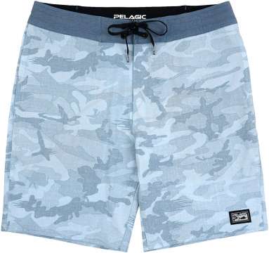Шорты Pelagic Deep Drop Fishing Shorts ц:slate fish camo