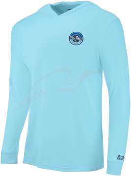 Реглан Pelagic Aquatek Built Fade Hoodie Fishing Shirt ц:light blue