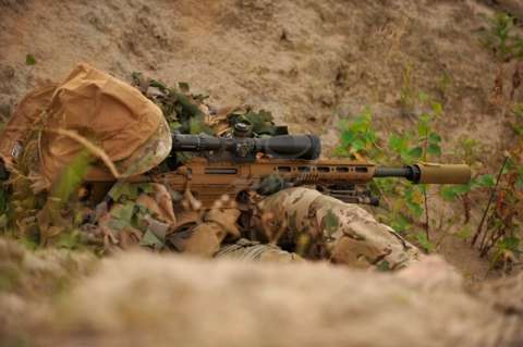 Чехол Ase Utra для саундмодератора SL5. Цвет - оливковый