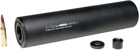Саундмодератор A-TEC MegaHertzPlus. Кал. - .30 (под кал. .270 Win; 7x64; .308 Win и .30-06). Резьба - M18x1