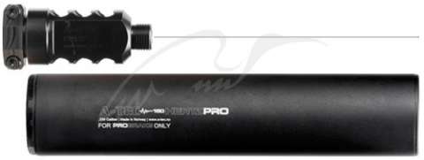 Саундмодератор A-TEC 150 Hertz PRO с ДТК PRO Brake. Кал. - .30 (под кал. .270 Win; 7x64; .308 Win и .30-06). Резьба - M18x1