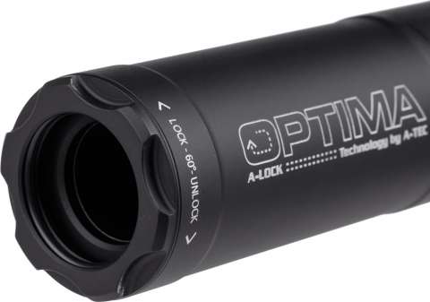 Саундмодератор A-TEC Optima-45 быстросъемный. Кал. - .375 (под кал. 375 H&H). Резьба - A-Lock Mini