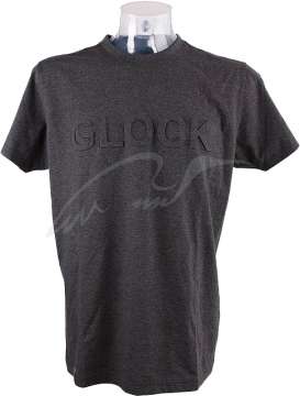 Футболка Glock Embossed с тисением. Размер - Цвет - серый